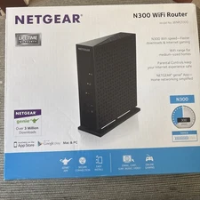Netgear N300 Wireless WiFi Router [WNR2000] Black