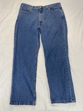 Levis 550 Relaxed Fit Jeans Mens 40x32 Blue Denim Red Tab Classic