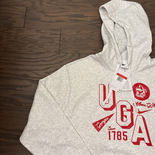 Nike Georgia Bulldogs Club Fleece College Pullover Hoodie Large L FD4542-210 UGA - Bild 8 von 12