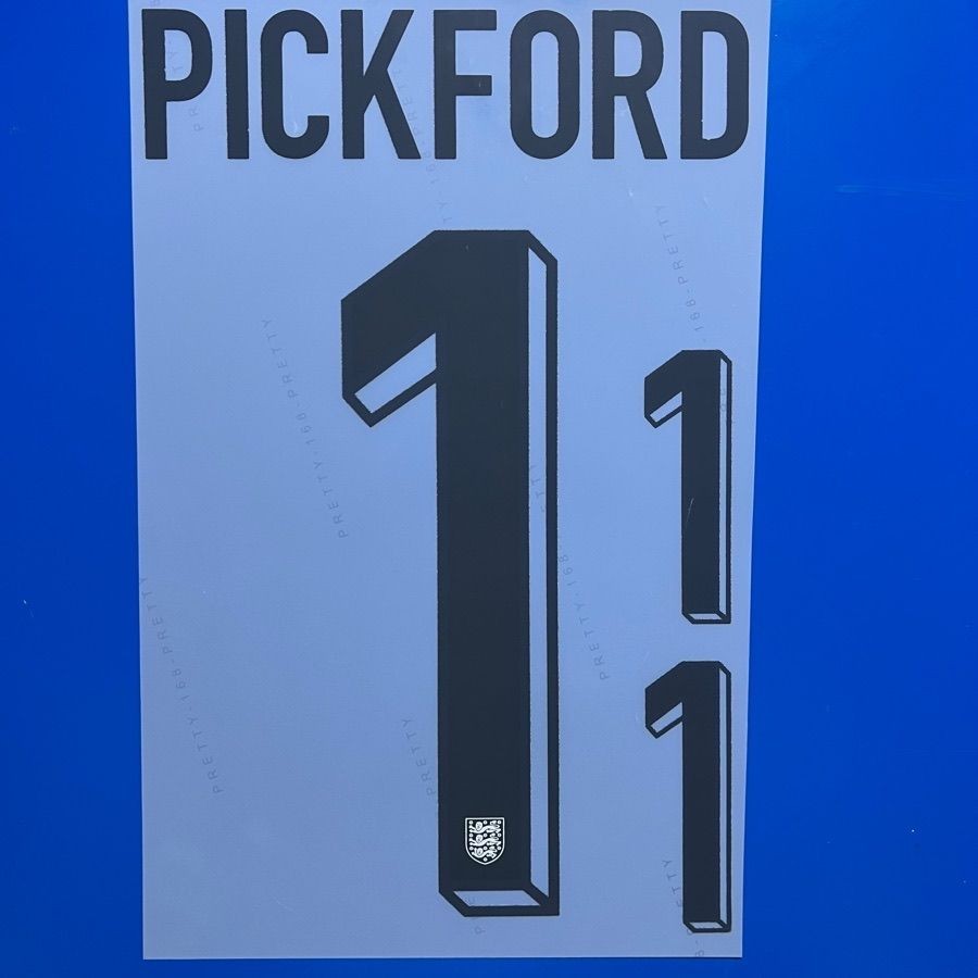2024 Jordan Lee Pickford Player Size Nameset Name Number Print