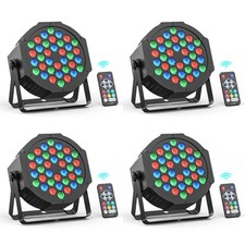 4pcs 108W Par Light Beam Stage Light 36LED RGB DMX512 Party DJ Disco Party
