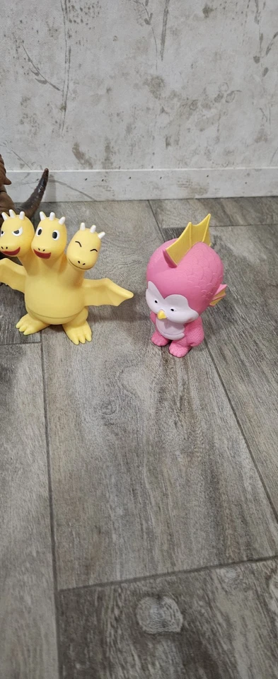 Lote de bonecos antigos Kaiju Ultraman vinil macio Sofubi brinquedo Japão - Imagem 2 de 4