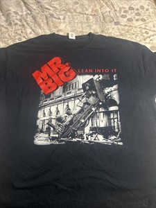 Mr Big 90s MR BIG Tシャツ lean into it tour 1992 - Lean into It World