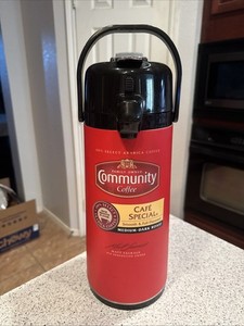 Community® Coffee Commercial Grade Insulated AirPot Coffee Air Pump Dispenser