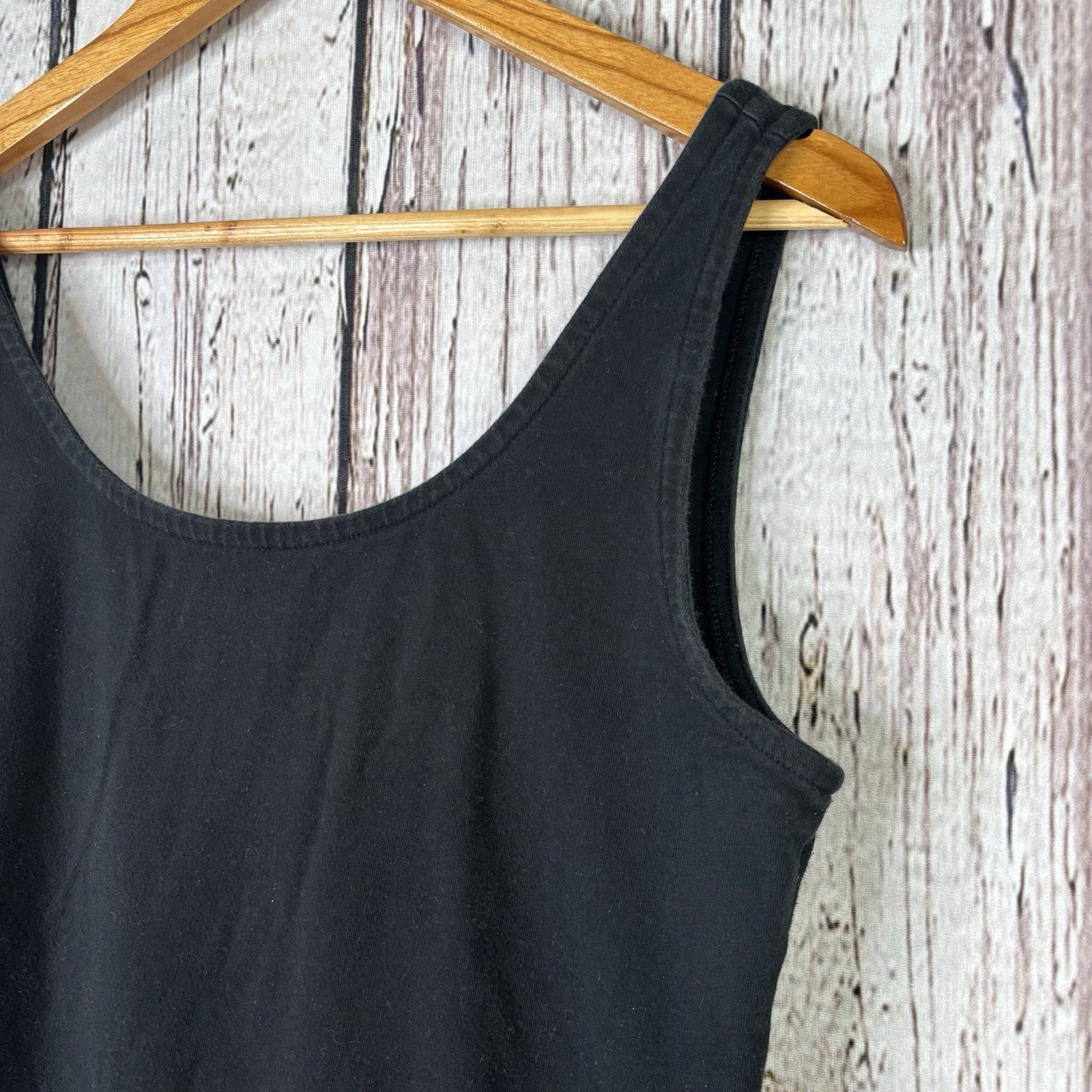 GAP Basic Black Bodysuit Women’s Large Sleeveless… - image 2