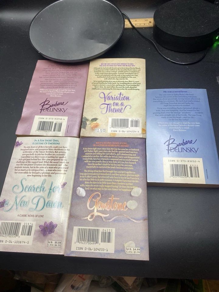Barbara Delinsky Set of 5 Romance Paperbacks - Image 2 of 4