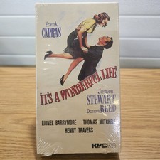 It's a Wonderful Life VHS 1946 Frank Capra James Stewart Factory Sealed KVC