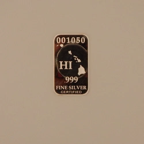 U.S. State Silver bar .999 1ozt Proof - HI/Hawaii - 001050/041785