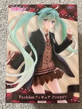 Hatsune Miku Fashion Figure Preppy Ver Vocaloid Taito New US