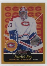 2015-16 O-Pee-Chee Platinum Retro Rainbow Gold 45/149 Patrick Roy #R16 HOF 4tn