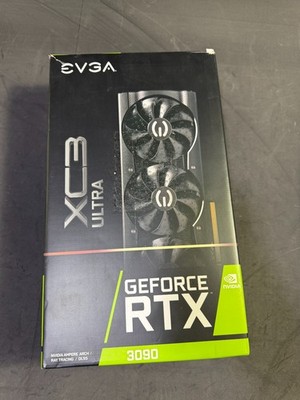 EVGA RTX 3090 XC3 Ultra 24GB GDDR6X graphics video card NVidia 24G-P5-3975-KB