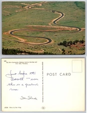 Big Horn Spectacular Highway Wyoming Postcard