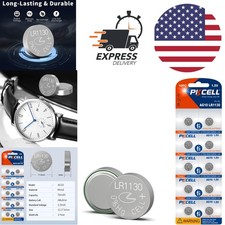 5V Alkaline Button Cell Batteries LR1130 AG10 390 for Watches and Thermometers