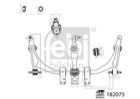 Lenker RadaufhÄNgung Vorne Links Unten Febi Bilstein 182075 FÜR Alfa Romeo