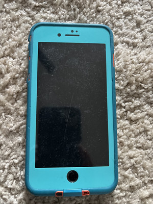 Apple iPhone 8 Plus:  T-mobile Unlocked (64GB), Space Gray with Blue Case