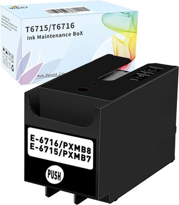 MS.R T6715 T6716/PXMB7/PXMB8 Ink Maintenance Box for Workforce Pro WF3820 4720 4
