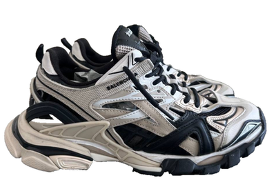 Size 9 US – Balenciaga Track.2 Trainer Grey / Gold / White | eBay
