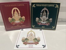 NIB  2025 TEXAS STATE CAPITOL Holiday Christmas Ornament  30th Anniversary Ed.