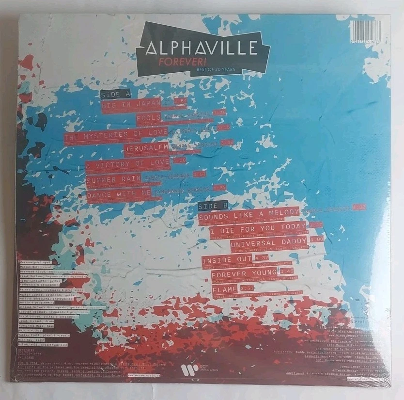 Alphaville - Forever! Best of 40 Years / Neu, OVP / Warner 2024 - Bild 2 von 4