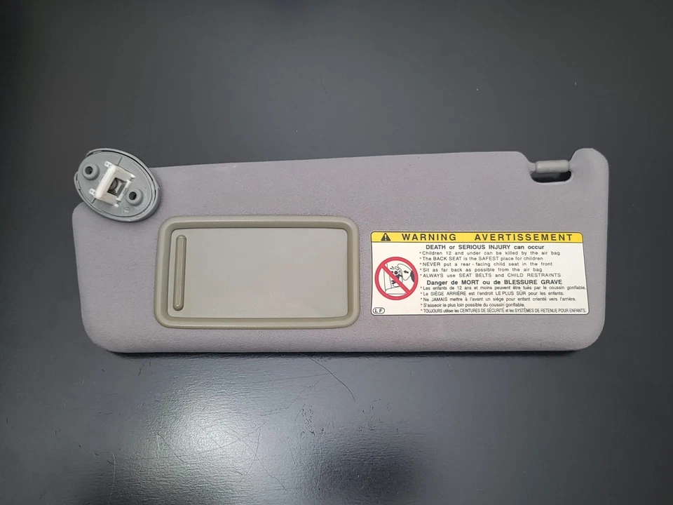 06-11 LEXUS GS300 GS350 GS430 LADO DEL CONDUCTOR IZQUIERDO PARASOL PARASOL FABRICANTE DE EQUIPOS ORIGINALES - GRIS Foto 3 de 4