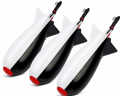 3x Medium  Spod Bomb Bait Rocket Carp Fishing Feeder Spomb Style Groundbait
