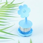  Silicone Flower Potted Tea Filter Creative Tea Infuser Partition Strainer