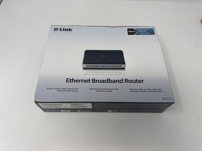 D-Link EBR-2310 Ethernet Broadband Wired Router 4-Port 10/100 Router