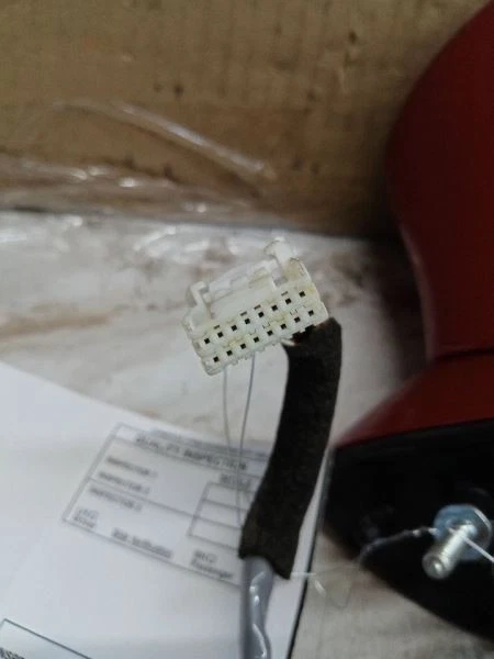 Espejo retrovisor lateral pasajero con alerta de punto ciego compatible con 15-19 LEXUS RC F 223714 Foto 2 de 4