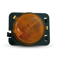 Side Marker Light Fender Lamp With Bulb Driver Side For 07-17 Jeep Wrangler