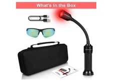 Hottoerak Brand Red Light Therapy Goose-neck Device with 660, 850, and 940nm LED