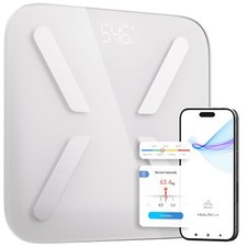 Digital Smart Bathroom Scale 440lb Bluetooth Weight  Body Fat Analyzer