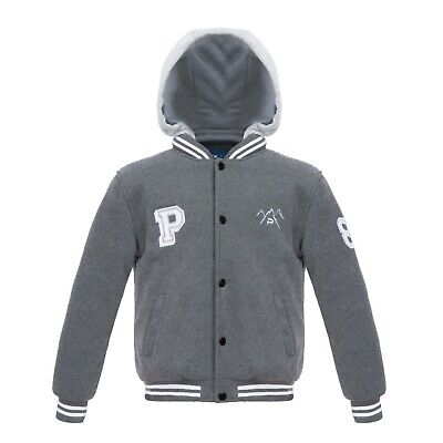 Men's Padded FLEECE VARSITY Jacket Letterman Baseball Zip Men's Padded FLEECE VARSITY Jacket Letterman Baseball Zip