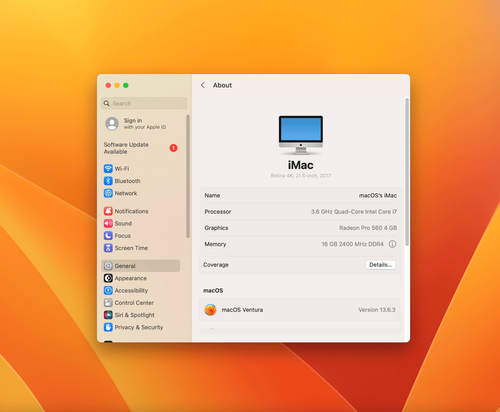 2017 iMac 21.5 4K Retina | 3.6GHz i7 4-Core | 16GB | 1TB PCIe +1TB HD | 560 4GB - Picture 3 of 4
