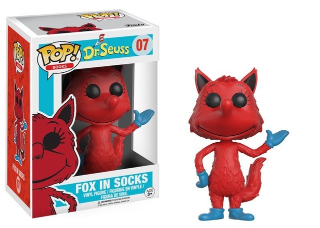 FUNKO POP! BOOKS: DR. SEUSS - FOX IN SOCKS - 12446 | eBay