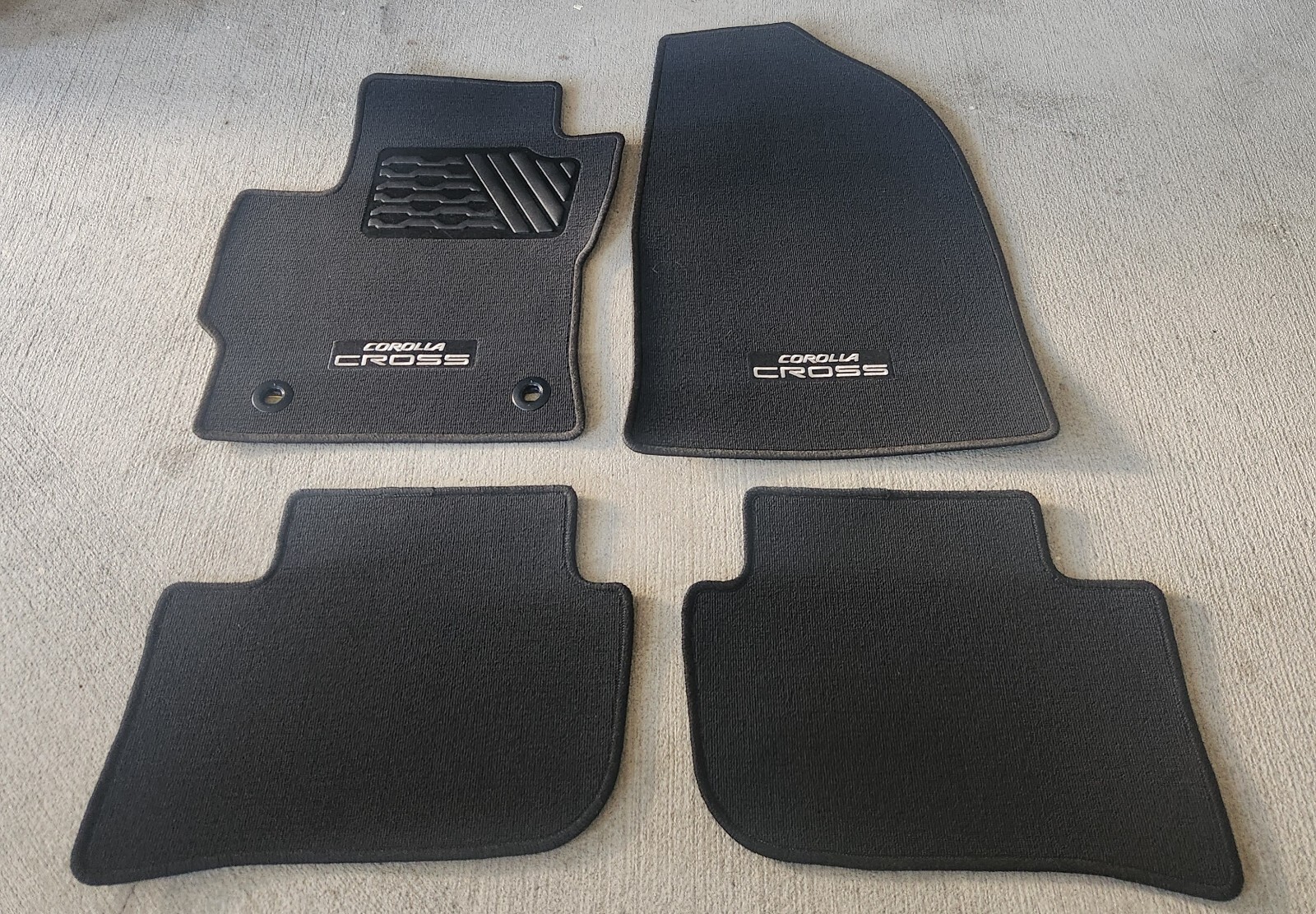 🔥 2022 Toyota Corolla Cross Carpet Floor Mats AWD Black PT9191622120