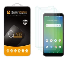 [3-Pack] Supershieldz Tempered Glass Screen Protector for Cricket Vision Plus