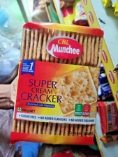 Cream Cracker Biscuit Super Ceylon High Quality Healthy Vitamins Snack 490g