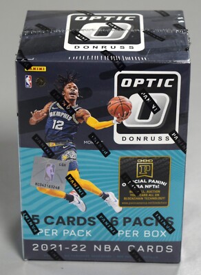 2021-22 Panini Donruss Optic NBA Basketball Blaster Box 6-Packs Factory Sealed