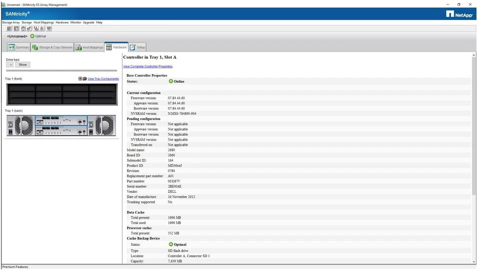 Dell PowerVault MD3600f Storage Array 12x 3.5" Bays 2x FC 8Gb Controller 2x PSU - Image 3 of 4
