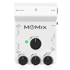 JOYO MOMix Sound Audio Mixer AUX 6.35mm TRS XLR Interface for Smart Phone Live
