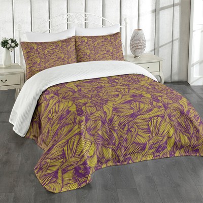 Abstrakt Tagesdecke Set Natural Elements Motiv