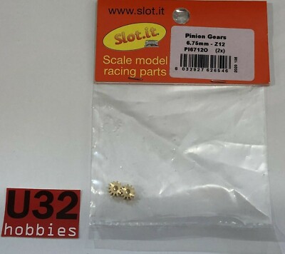 SLOT.IT PI67120 Zahnrad 12D Durchmesser 6.75mm Sidewinder 2 Einheiten