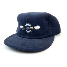 Vintage La Favorite Industries Inc Blue Corduroy Snapback Trucker Hat Cap