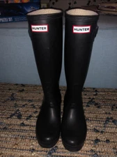 Hunter Original Women's Tall Rain Boots - Matte Black