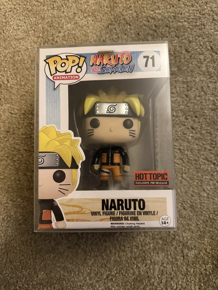 Naruto Pre-Release Funko Pop #71 Hot Topic Exclusive Pre-Release +  Protector