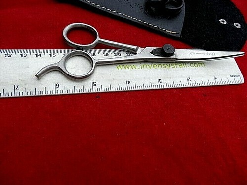 Warranty_Pet 6" UPWARD CURVED Quality Scissors dog/cat grooming_(6.5" FULL ) - Picture 2 of 6
