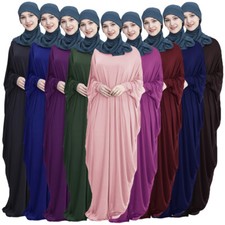 Ramadan Muslim Abaya Burka Islamic Robe Women Prayer Dress Robe Kaftan Burqa