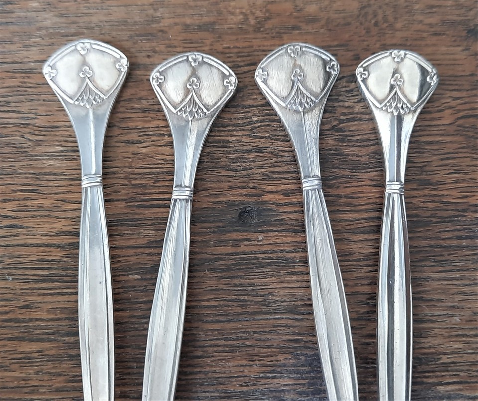 Vintage EPNS dessert spoons Rd.740300 eBay