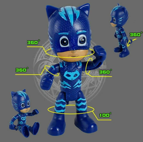 PJ Masks 6 pack Action Figurines Catboy Owelette Gekko Romeo Luna Night Ninja 8 - Picture 3 of 5