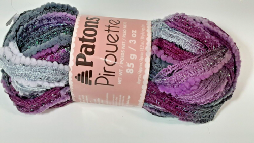 Paton Pirouette Craft Yarn 3oz Skein Orchid Shimmer - Picture 1 of 2